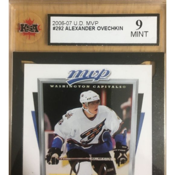2006 Alex Ovechkin Capitals 2nd Year Rookie Era CARD GRADED KSA 9 MINT - Picture 2 of 6